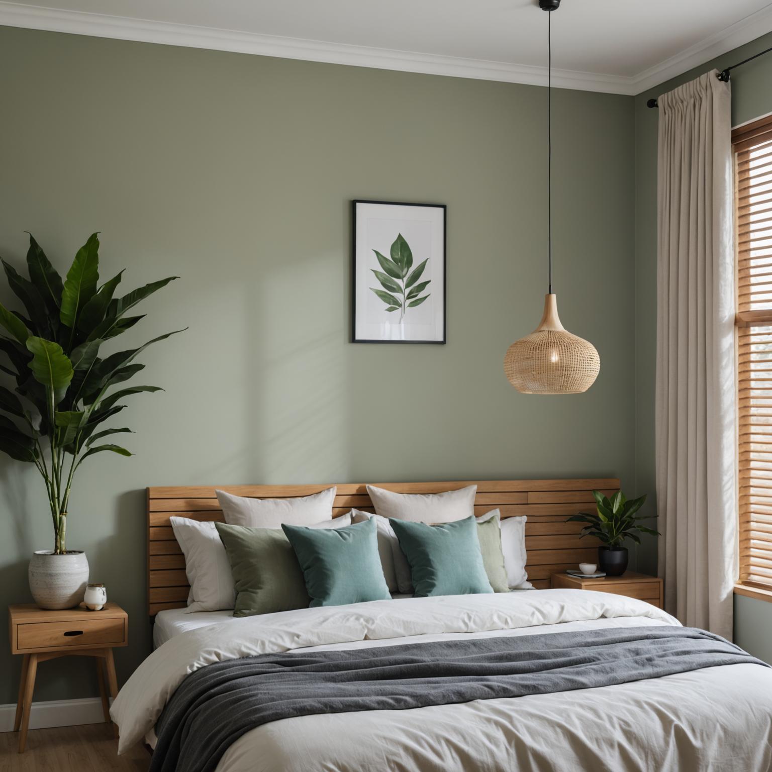 Calm master bedroom refit